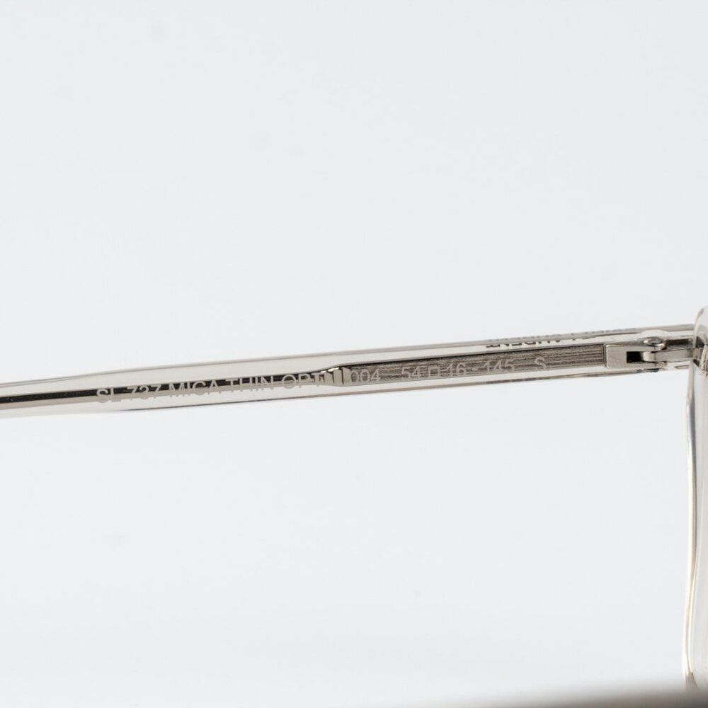 Saint Laurent Women Eyeglasses Beige Cat Eye SL737 MICA THIN OPT 004 BRAND NEW - Picture 7 of 12